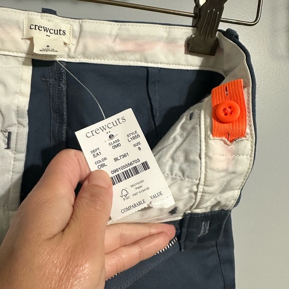 Crewcuts Navy Shorts Size 8 - Picture 3 of 3